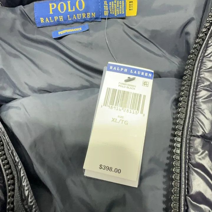 Polo Ralph Lauren Polo Ralph Lauren Men's Black Fitted Down Jacket Size US XL / EU 56 / 4 - 5 Thumbnail