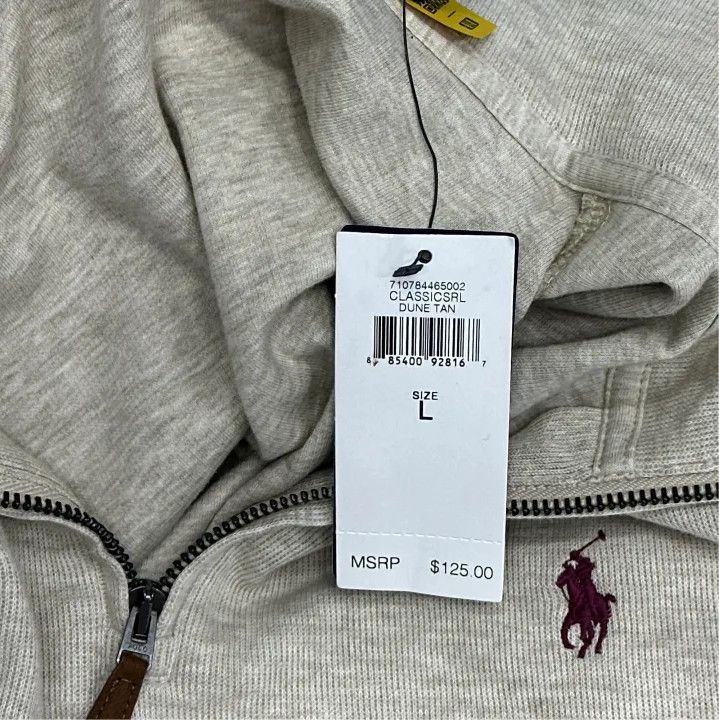 Polo Ralph Lauren Polo Ralph Lauren Solid Embroidered Collar Sweatshirt Size US L / EU 52-54 / 3 - 3 Thumbnail