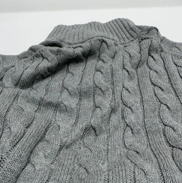 Polo Ralph Lauren Polo Ralph Lauren Pony Embroidered Cable Knit Quarter-Zip Sweater Size US XL / EU 56 / 4 - 5 Thumbnail
