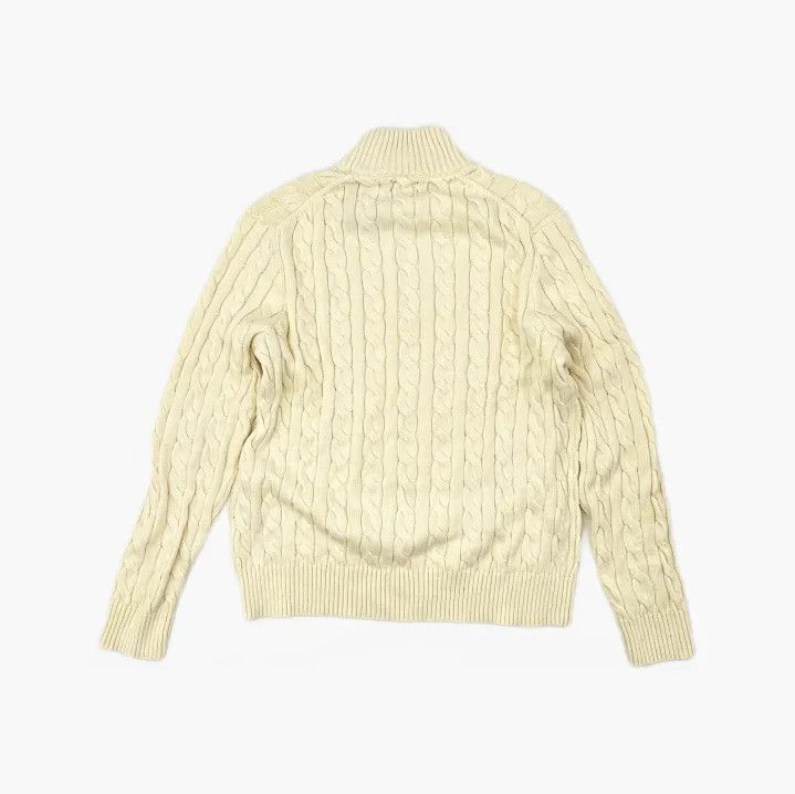Polo Ralph Lauren Polo Ralph Lauren Men's Half-Zip Cable Knit Sweater Size US XL / EU 56 / 4 - 3 Thumbnail
