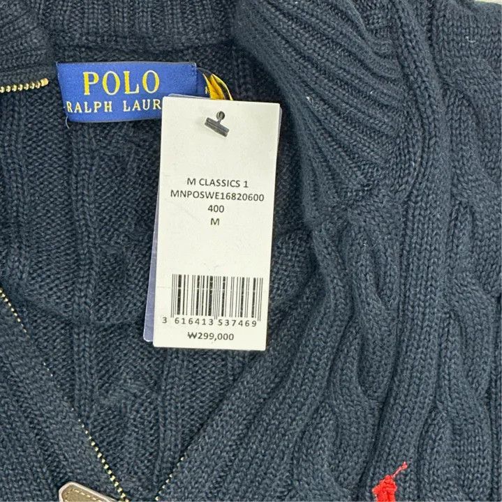 Polo Ralph Lauren Polo Ralph Lauren SS22 Half-Zip Cable Knit Sweater Size US M / EU 48-50 / 2 - 2 Thumbnail