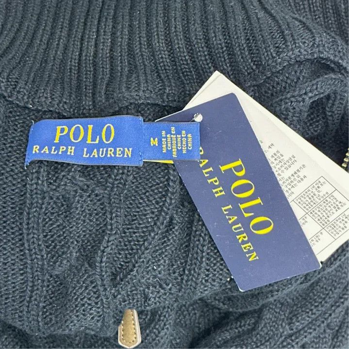 Polo Ralph Lauren Polo Ralph Lauren SS22 Half-Zip Cable Knit Sweater Size US M / EU 48-50 / 2 - 3 Thumbnail