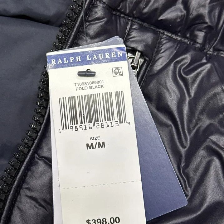 Polo Ralph Lauren Polo Ralph Lauren Men's Black Fitted Down Jacket Size US M / EU 48-50 / 2 - 3 Thumbnail