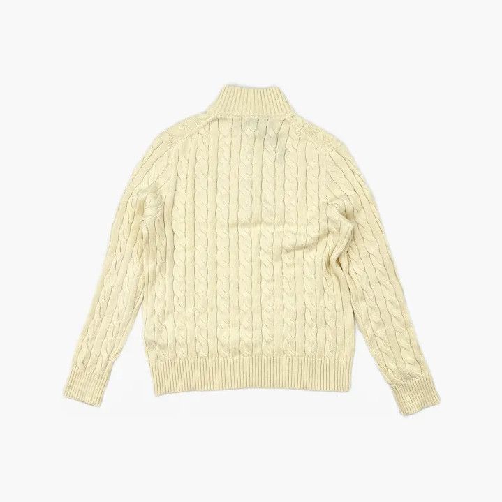Polo Ralph Lauren Polo Ralph Lauren Men's Half-Zip Cable Knit Sweater Size US L / EU 52-54 / 3 - 3 Thumbnail