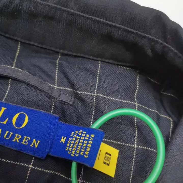 Polo Ralph Lauren Polo Ralph Lauren Men's Black Lapel Zip Jacket Size US M / EU 48-50 / 2 - 3 Thumbnail