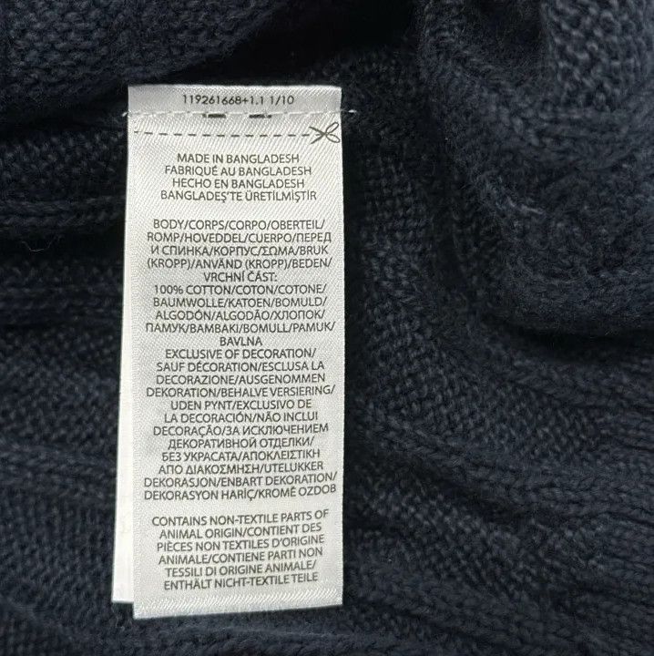 Polo Ralph Lauren Polo Ralph Lauren Men's Navy Half-Zip Knit Sweater Size US L / EU 52-54 / 3 - 6 Thumbnail