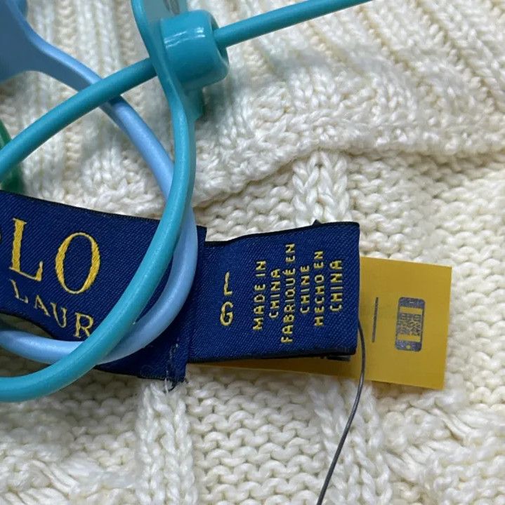 Polo Ralph Lauren Polo Ralph Lauren Men's Half-Zip Stand Collar Knit Sweater Size US L / EU 52-54 / 3 - 3 Thumbnail