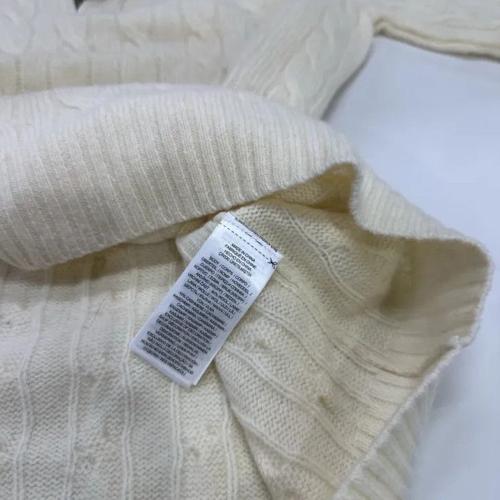 Polo Ralph Lauren Polo Ralph Lauren Men's Cream Cable-Knit Sweater Size US M / EU 48-50 / 2 - 6 Thumbnail