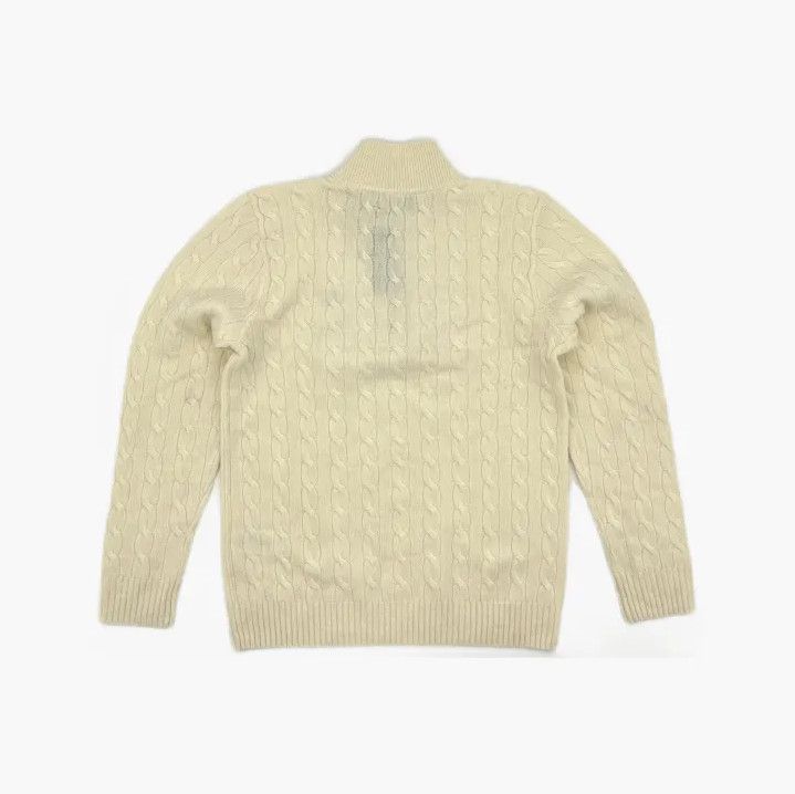 Polo Ralph Lauren Polo Ralph Lauren Men's Cream Cable-Knit Sweater Size US M / EU 48-50 / 2 - 3 Thumbnail