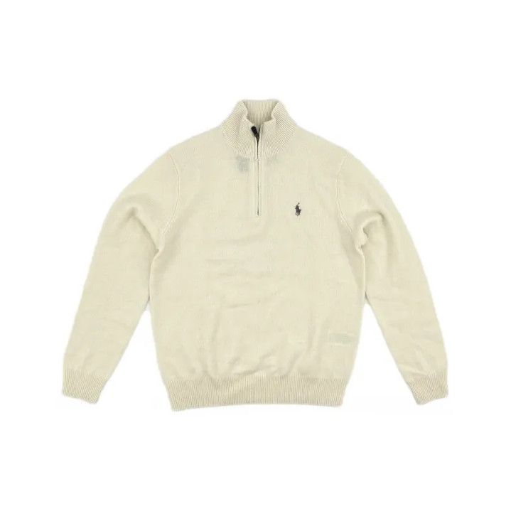 Polo Ralph Lauren Polo Ralph Lauren SS23 Solid Logo Half-Zip Sweater Size US M / EU 48-50 / 2 - 2 Thumbnail