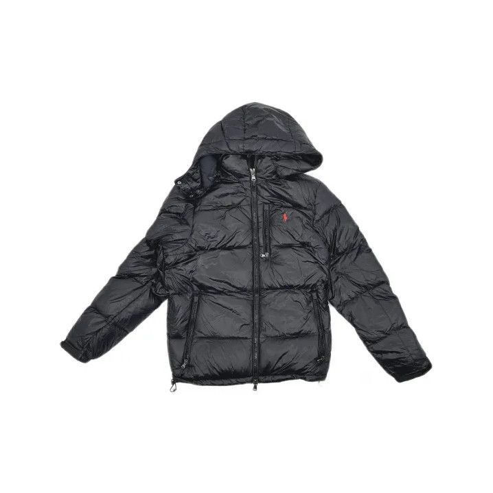 Polo Ralph Lauren Polo Ralph Lauren Men's Black Fitted Zip Down Jacket Size US S / EU 44-46 / 1 - 2 Thumbnail