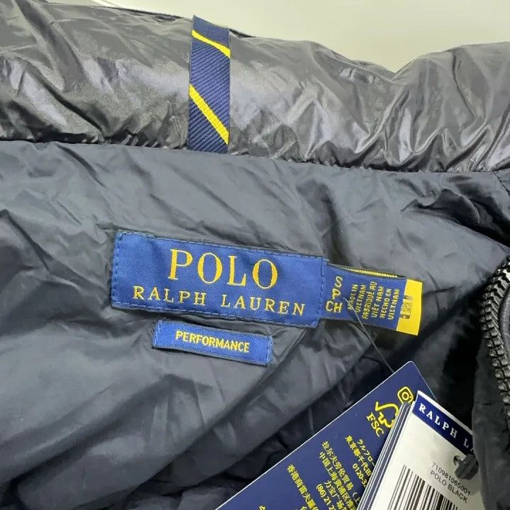 Polo Ralph Lauren Polo Ralph Lauren Men's Black Fitted Zip Down Jacket Size US S / EU 44-46 / 1 - 5 Thumbnail
