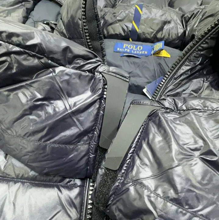 Polo Ralph Lauren Polo Ralph Lauren Men's Black Fitted Zip Down Jacket Size US S / EU 44-46 / 1 - 8 Thumbnail