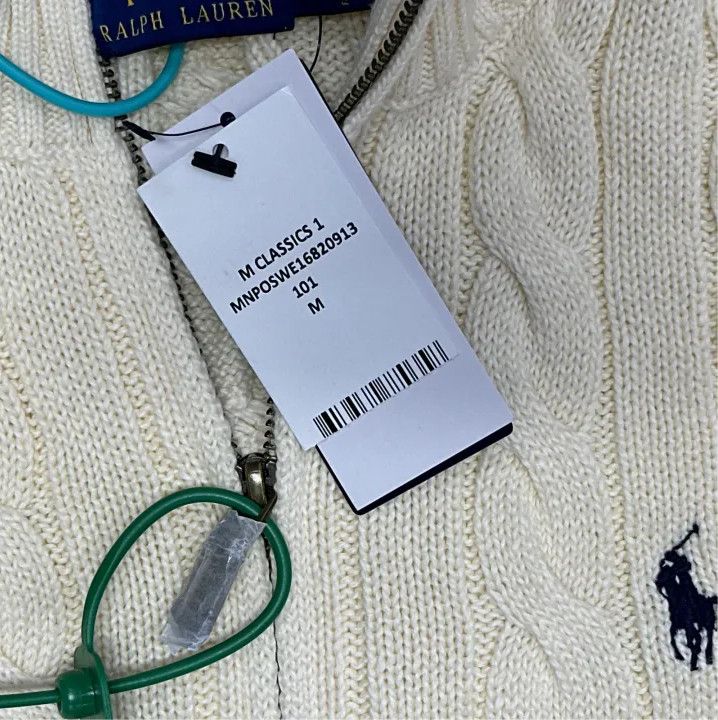 Polo Ralph Lauren Polo Ralph Lauren Men's Half-Zip Cable Knit Sweater Size US M / EU 48-50 / 2 - 3 Thumbnail