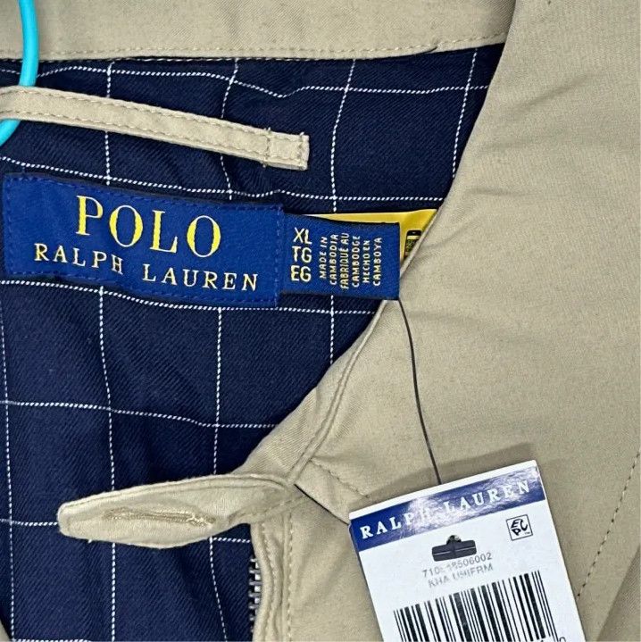 Polo Ralph Lauren Polo Ralph Lauren Solid Collar Zip Wind Jacket Size US XL / EU 56 / 4 - 5 Thumbnail