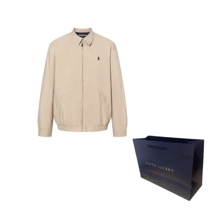 Polo Ralph Lauren Polo Ralph Lauren Solid Collar Zip Wind Jacket Size US XL / EU 56 / 4 - 2 Thumbnail