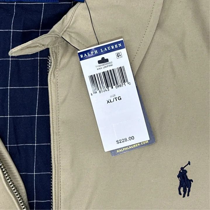 Polo Ralph Lauren Polo Ralph Lauren Solid Collar Zip Wind Jacket Size US XL / EU 56 / 4 - 4 Thumbnail