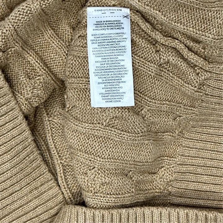 Polo Ralph Lauren Polo Ralph Lauren FW22 Solid Cable Knit Half-Zip Sweater Size US XS / EU 42 / 0 - 2 Thumbnail