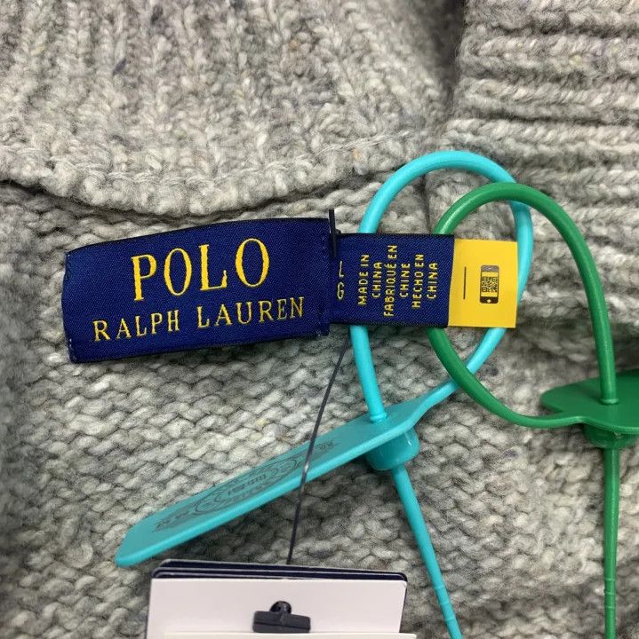 Polo Ralph Lauren Polo Ralph Lauren Men's Ribbed Mock Neck Cardigan Size US L / EU 52-54 / 3 - 2 Thumbnail