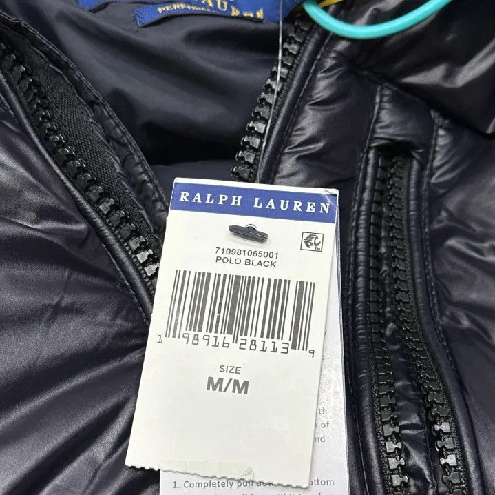 Polo Ralph Lauren Polo Ralph Lauren Men's Black Slim Fit Down Jacket Size US M / EU 48-50 / 2 - 3 Thumbnail