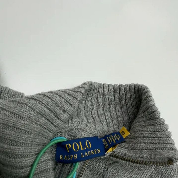 Polo Ralph Lauren Polo Ralph Lauren Men's Cable-Knit Quarter-Zip Sweater Size US XL / EU 56 / 4 - 3 Thumbnail