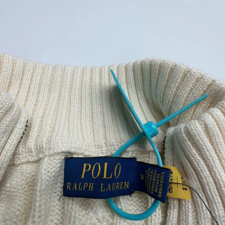 Polo Ralph Lauren Polo Ralph Lauren Half-Zip Stand Collar Knit Sweater Size US M / EU 48-50 / 2 - 2 Thumbnail