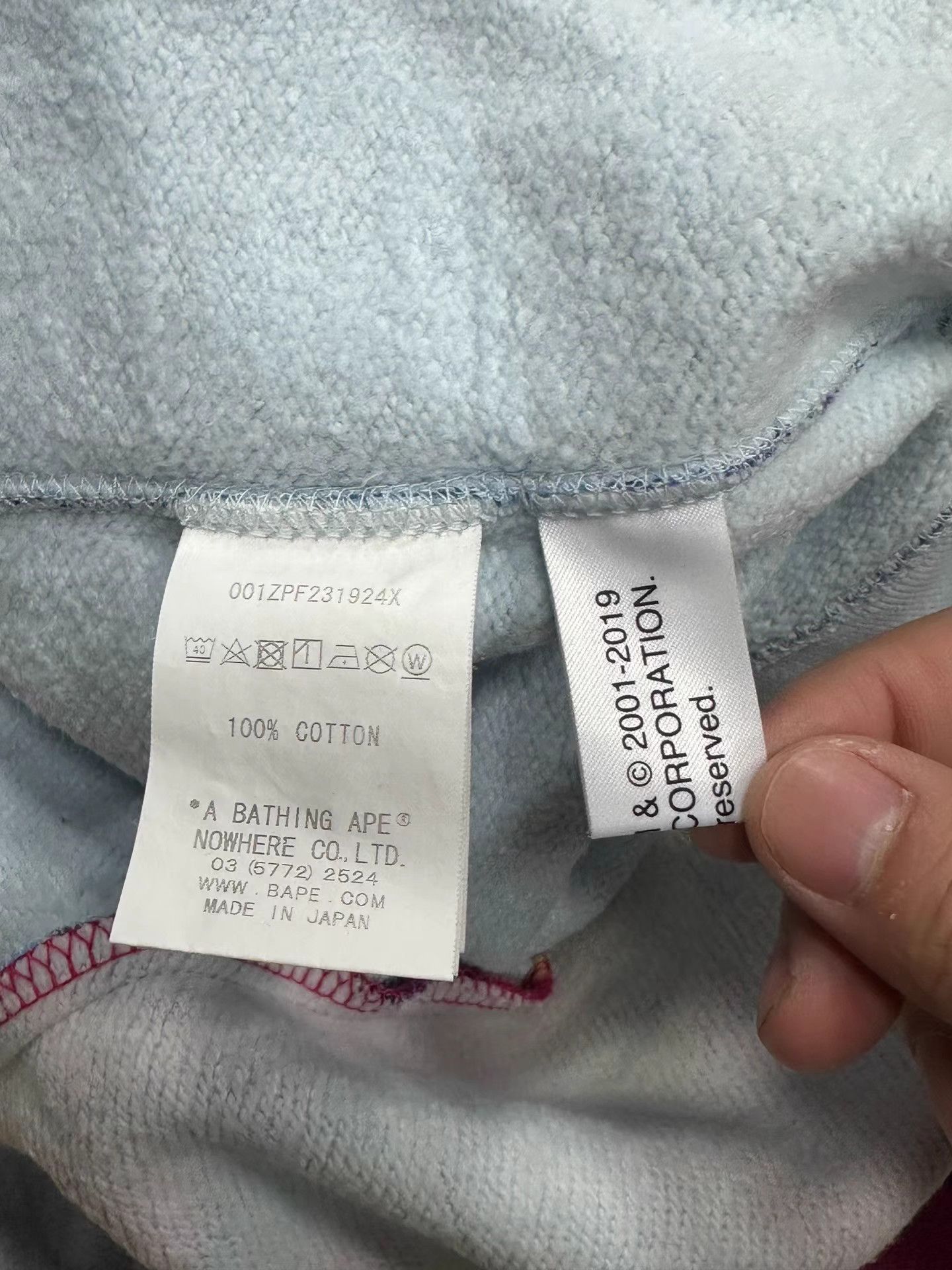 Bape Blue Shark Graphic Zip-Up Hoodie Size US L / EU 52-54 / 3 - 9 Thumbnail