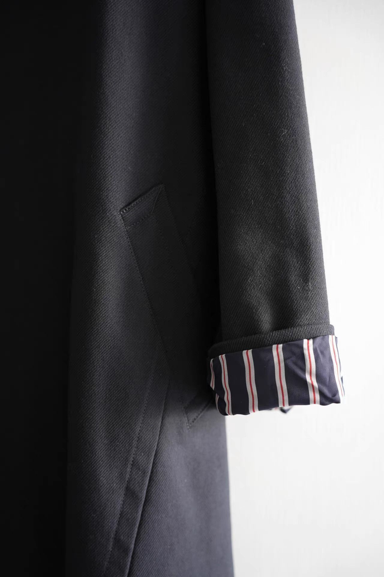Yohji Yamamoto Black Long Button-Front Coat Size US M / EU 48-50 / 2 - 4 Thumbnail