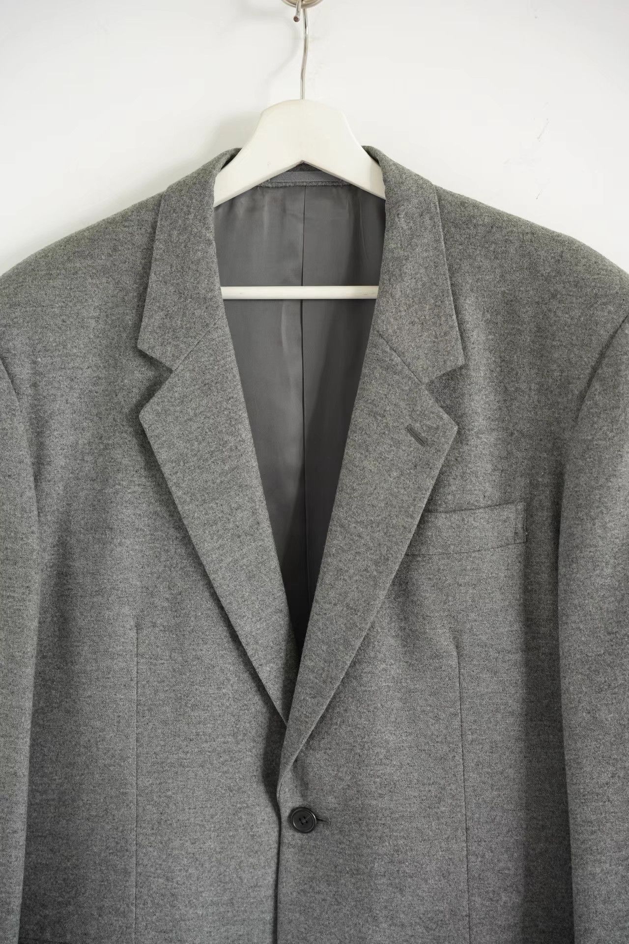 Yohji Yamamoto Gray Single-Breasted Blazer - Size M Size US M / EU 48-50 / 2 - 3 Thumbnail