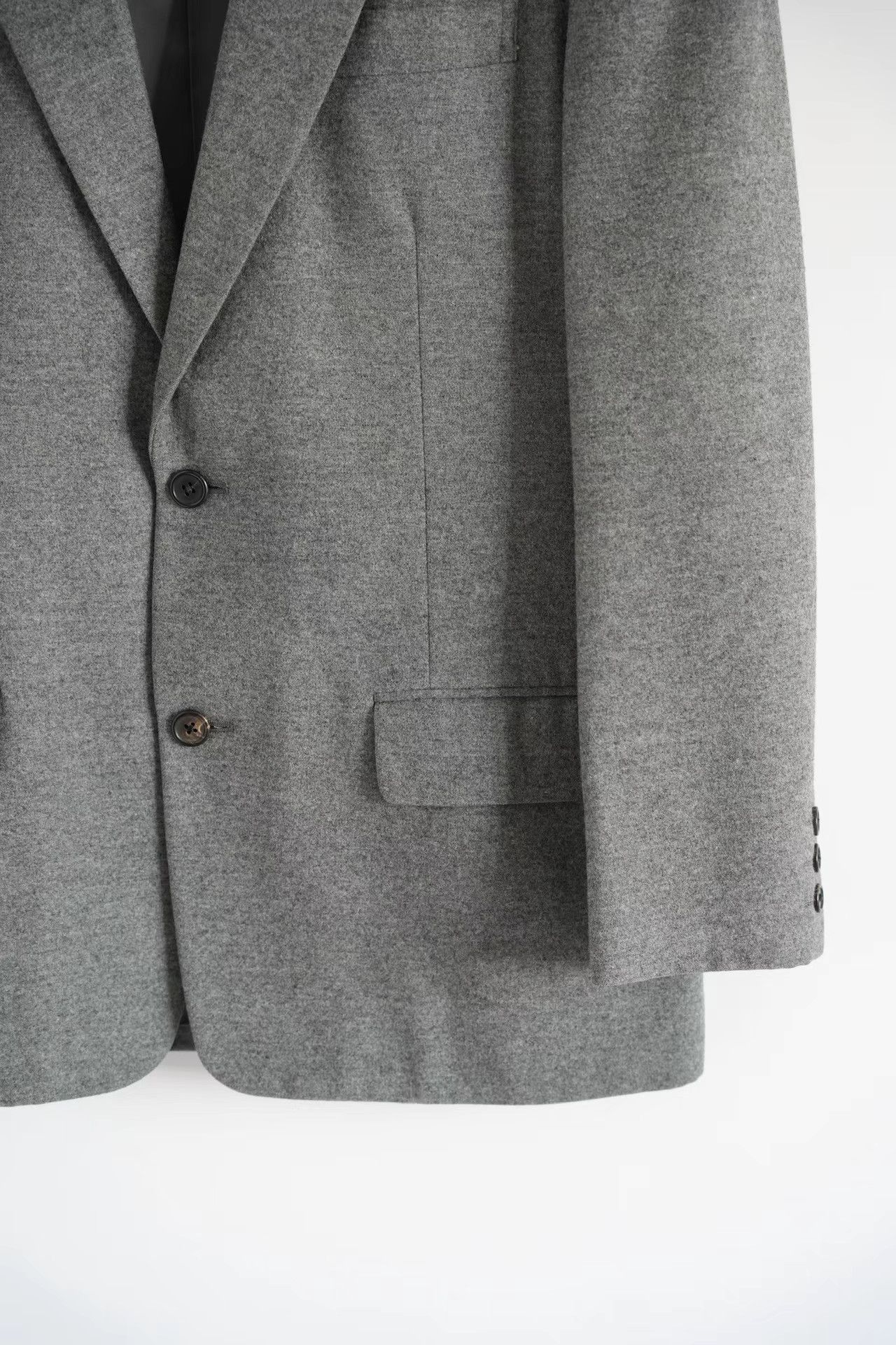 Yohji Yamamoto Gray Single-Breasted Blazer - Size M Size US M / EU 48-50 / 2 - 5 Thumbnail