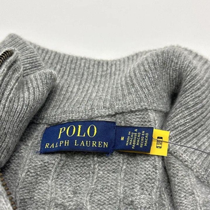 Polo Ralph Lauren Polo Ralph Lauren FW23 Solid Half-Zip Sweater Size US M / EU 48-50 / 2 - 2 Thumbnail
