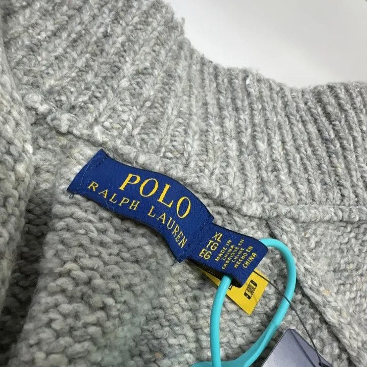 Polo Ralph Lauren Polo Ralph Lauren Men's Rib-Knit Mock Neck Cardigan Size US XL / EU 56 / 4 - 5 Thumbnail