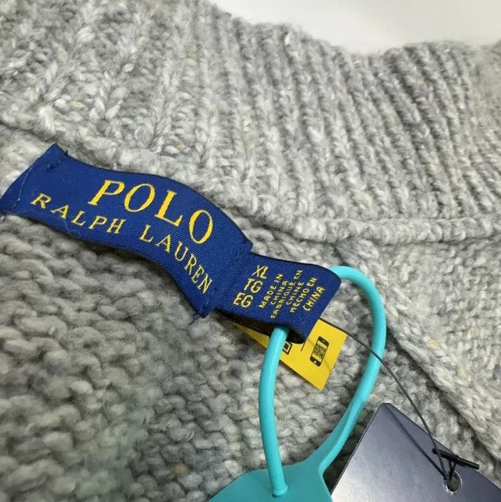 Polo Ralph Lauren Polo Ralph Lauren Men's Rib-Knit Mock Neck Cardigan Size US XL / EU 56 / 4 - 6 Thumbnail