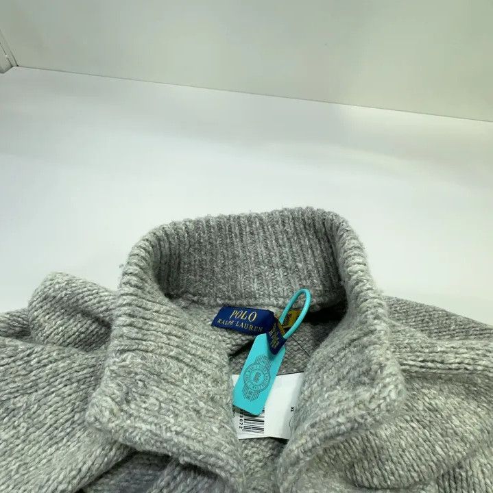 Polo Ralph Lauren Polo Ralph Lauren Men's Rib-Knit Mock Neck Cardigan Size US XL / EU 56 / 4 - 8 Thumbnail