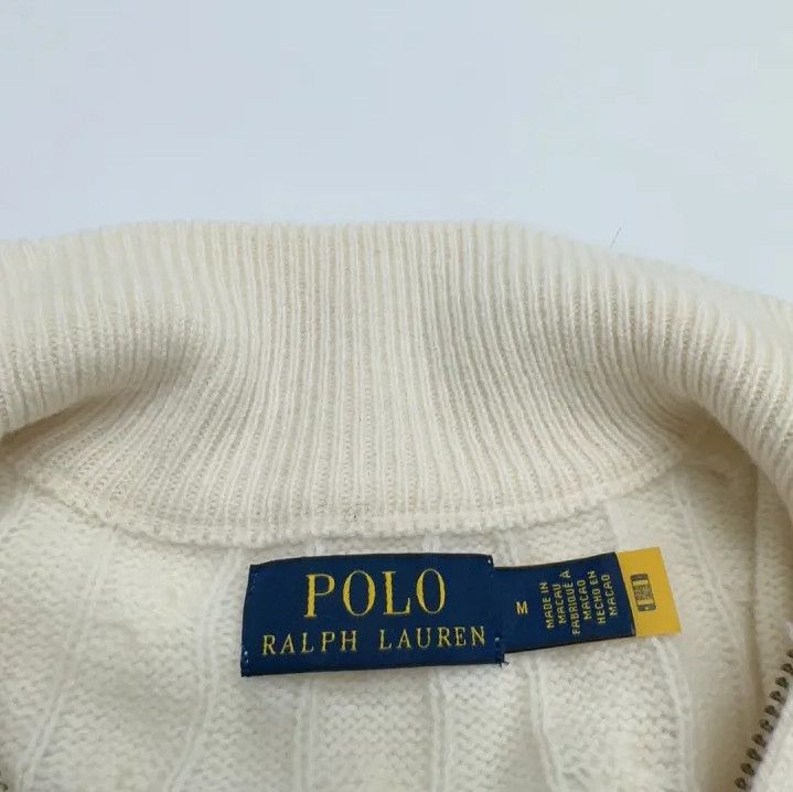 Polo Ralph Lauren Polo Ralph Lauren FW24 Cream Cable Knit Sweater Size US M / EU 48-50 / 2 - 3 Thumbnail