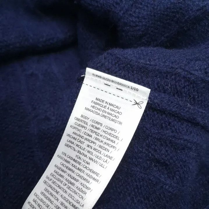 Polo Ralph Lauren Polo Ralph Lauren Solid Half-Zip Cable Knit Sweater Size US XL / EU 56 / 4 - 4 Thumbnail