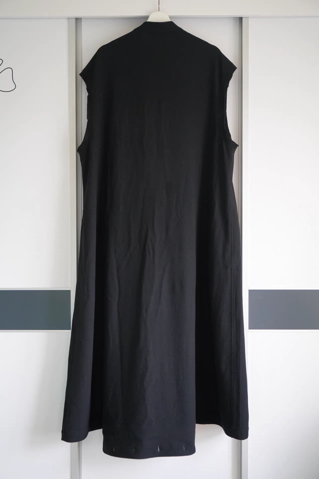 Yohji Yamamoto Black Sleeveless Button-Front Top Size US S / EU 44-46 / 1 - 2 Thumbnail