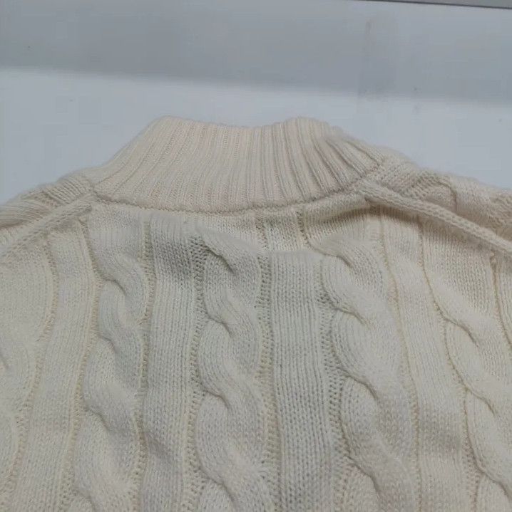 Polo Ralph Lauren Polo Ralph Lauren Men's White Embroidered Knit Sweater Size US M / EU 48-50 / 2 - 4 Thumbnail
