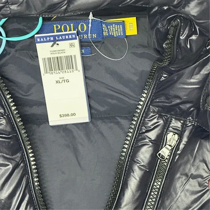 Polo Ralph Lauren Polo Ralph Lauren Men's Black Slim Down Jacket Size US XL / EU 56 / 4 - 2 Thumbnail