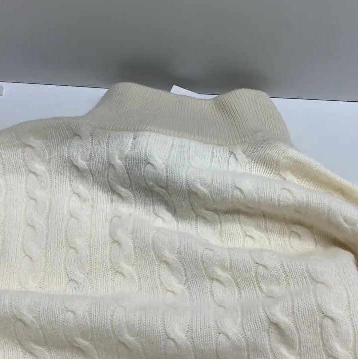 Polo Ralph Lauren Polo Ralph Lauren FW24 Cream Cable Knit Sweater Size US XXL / EU 58 / 5 - 4 Thumbnail