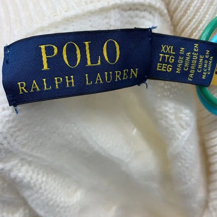 Polo Ralph Lauren Polo Ralph Lauren FW24 Cream Cable Knit Sweater Size US XXL / EU 58 / 5 - 2 Thumbnail