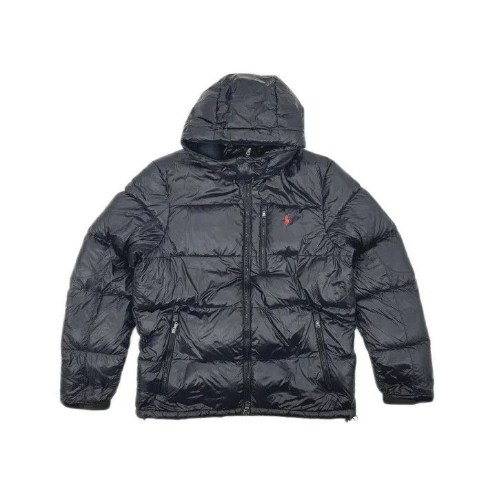 Polo Ralph Lauren Polo Ralph Lauren Men's Black Fitted Down Jacket Size US L / EU 52-54 / 3 - 2 Thumbnail