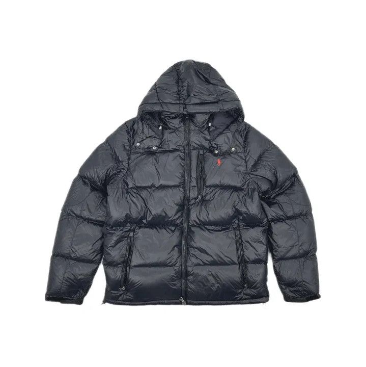 Polo Ralph Lauren Polo Ralph Lauren Men's Black Down Jacket Size US XL / EU 56 / 4 - 2 Thumbnail
