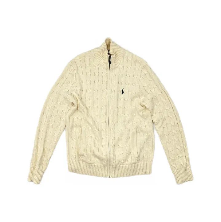 Polo Ralph Lauren Polo Ralph Lauren Logo Stand-Collar Long-Sleeve Knit Sweater Size US M / EU 48-50 / 2 - 2 Thumbnail