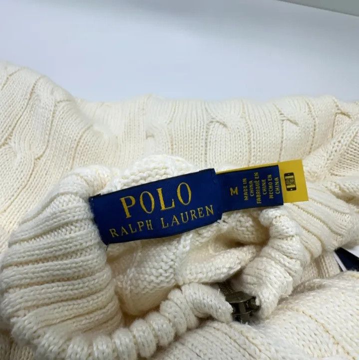 Polo Ralph Lauren Polo Ralph Lauren Logo Stand-Collar Long-Sleeve Knit Sweater Size US M / EU 48-50 / 2 - 9 Thumbnail