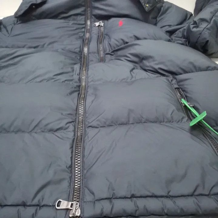Polo Ralph Lauren Polo Ralph Lauren Men's Solid Zip Hooded Down Jacket Size US L / EU 52-54 / 3 - 8 Thumbnail