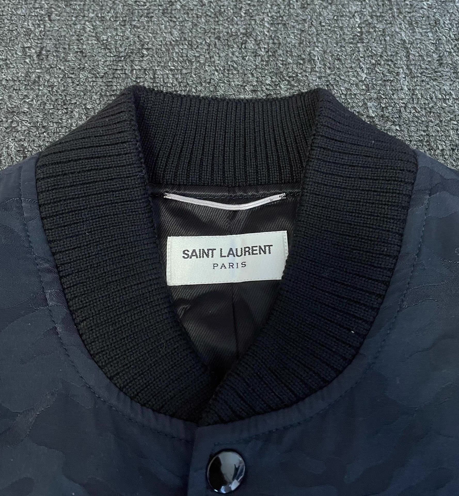 Saint Laurent Paris Multi Camouflage Bomber Jacket Size L Size US L / EU 52-54 / 3 - 3 Thumbnail
