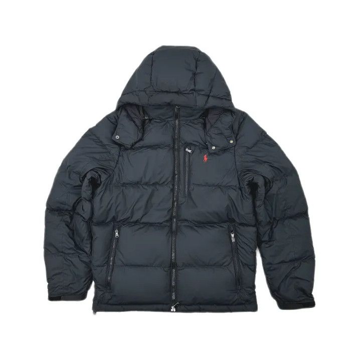 Polo Ralph Lauren Polo Ralph Lauren Men's Black Hooded Zip Jacket Size US S / EU 44-46 / 1 - 2 Thumbnail
