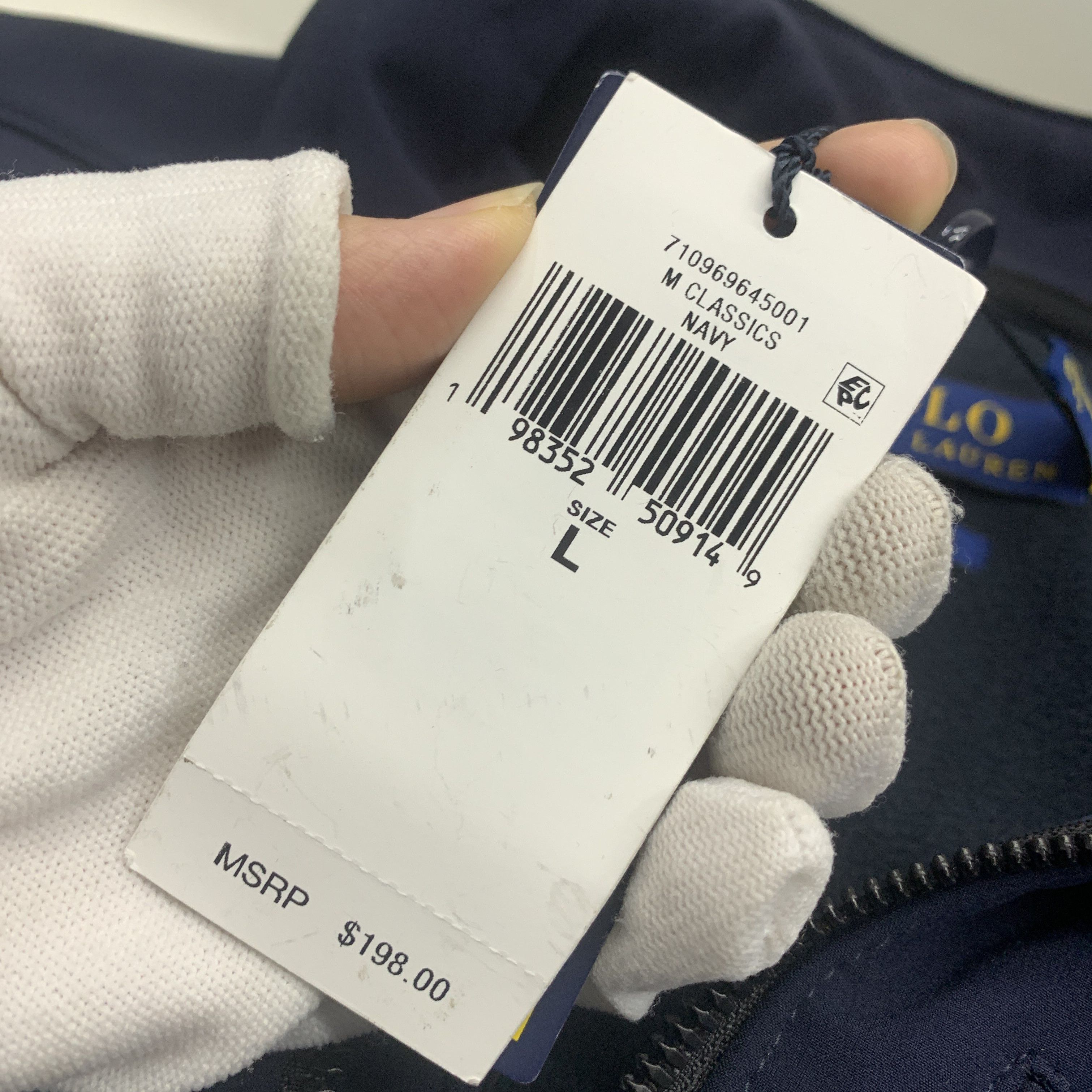 Polo Ralph Lauren Polo Ralph Lauren Logo Half-Zip Long Sleeve Jacket Size US L / EU 52-54 / 3 - 6 Thumbnail