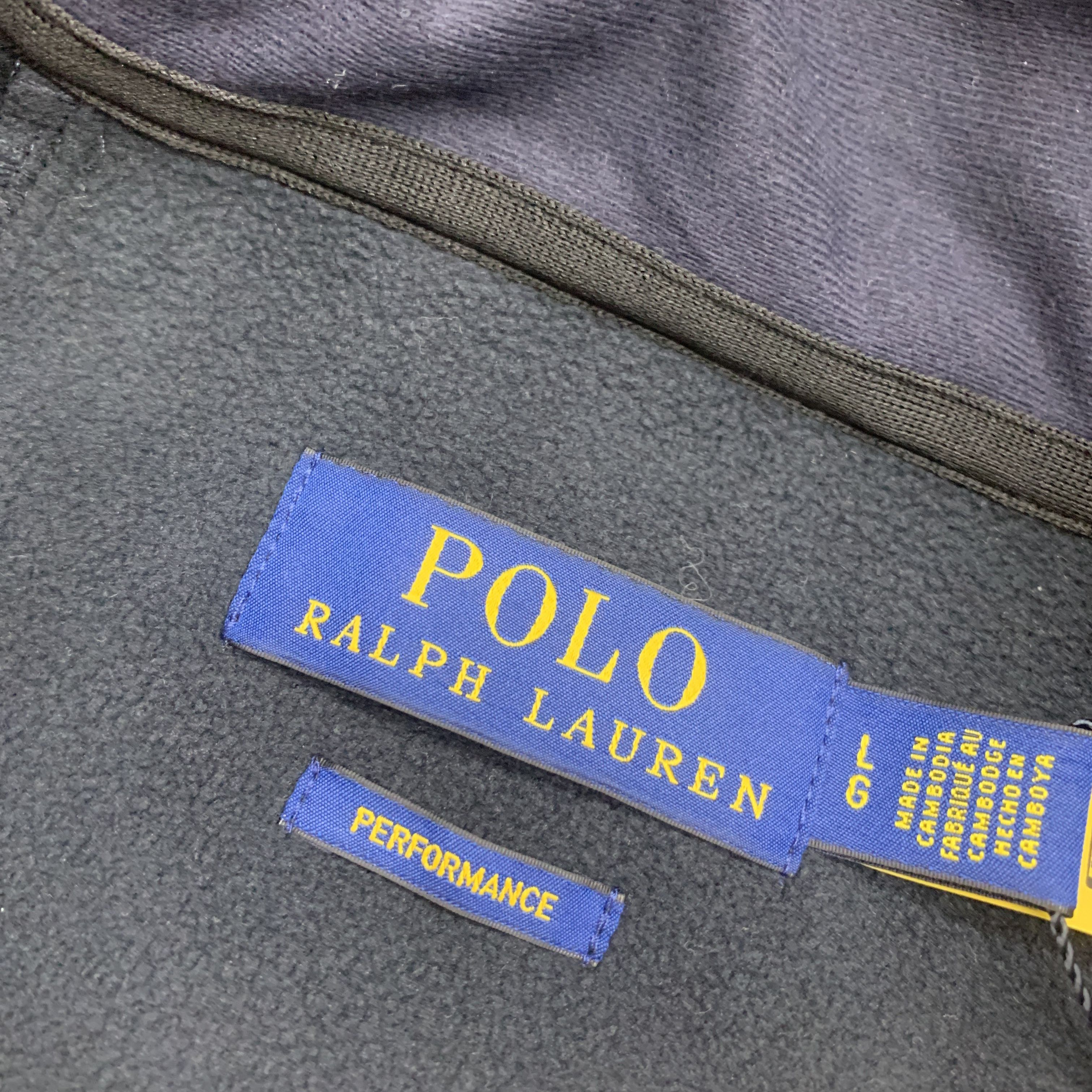 Polo Ralph Lauren Polo Ralph Lauren Logo Half-Zip Long Sleeve Jacket Size US L / EU 52-54 / 3 - 4 Thumbnail